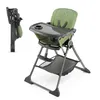 Image de Chaise Haute Kinderkraft Foldee - Green
