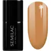 Image de Semilac Vernis à ongles gel UV hybride Pastelowe Neony avec lampe UV/LED couleur 600 Apricot Écraser 7 ml