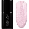 Image de Semilac Vernis à ongles gel hybride UV Crushed_ICE avec lampe UV/LED couleur 491 Strawberry Ice 7 ml