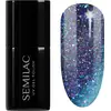 Image de Semilac Galaxie hybride UV Flash Vernis à ongles gel UV/LED couleur 826 Bleu virtuel 7 ml