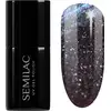 Image de Semilac Galaxie hybride UV Flash Vernis à ongles gel avec lampe UV/LED couleur 828 Gris Holo 7 ml