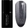 Image de Semilac Vernis à ongles gel hybride UV collection hiver avec lampe UV/LED couleur 611 Violet Night 7 ml