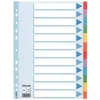 Image de Esselte Multi-Coloured Cardboard Dividers Onglet Avec Index Vierge Carton