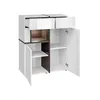 Image de Buffet Design LED "Cross" 110cm Blanc