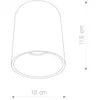 Image de Plafonnier Ã Spots Eye Tone Cylindrique Noir