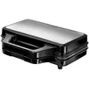 Image de Appareil Ãectrique pour 4 Sandwiches en Forme de Triangle, Plaques AntiadhÃ©sive, 900W, Acier Inox / Noir, MPM, MOP-45M