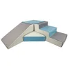 Image de Set De 4 Blocs En Mousse Pour Le Jeu Blanc, Bleu Clair, Gris