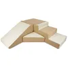 Image de Set De 4 Blocs En Mousse Pour Le Jeu Blanc, Cappuccino