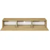 Image de Meuble TV mural 3 portes 180 cm stratifiÃ©s beige
