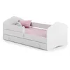 Image de Lit enfant + tiroir + matelas + barriere de securite 140x70