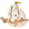 Image de Lampe Veilleuse Navire Brun