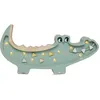 Image de Petite Lampe Veilleuse Crocodile Kaki Pastel