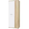Image de Armoire a chaussures style contemporain dÃ©cor chene sonoma et blanc mat - L 69 cm