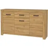 Image de HAVANNA Buffet bas classique dÃ©cor chene vieilli - L 161 cm