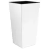 Image de Pot De Fleur 19l Avec Insert Urbi Square Durs240-S449 Blanc