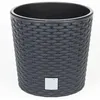 Image de Prosperplast Rato Round Drtus400l-S433 Pot De Fleurs, Bac Ã Fleurs, En Plastique, Deux En Un