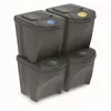 Image de Conteneurs Mixtes Tri sÃ©lectif avec 4x25L compartiments gris