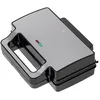 Image de Adler AD 3073 gaufrier et appareil Ã  croque-monsieur 1400 W Noir, Argent