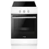 Image de Fagor - CuisiniÃ¨re induction 4 foyers four multifonctions catalyse 65l largeur 50cm blanc faci203b
