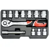 Image de YATO Kit de clÃ©s Ã  cliquet 12 piÃ¨ces YT-38671
