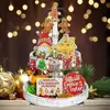 Image de Ensemble Ãblouissant de DÃ©coration de Plateau Multi-Niveaux avec Diamants de NoÃ«l