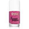 Image de Delia Cosmetics Vernis à ongles Sweet Pepper Black Particles couleur 08 Berry 11 ml