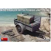 Image de Maquette - Mini Art - Remorque K-52 Trailer W/Power Unit Pe-95 - 1:35 - Plastique - Gris-Mini Art