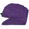 Image de Anwen Dry It Up Turban en cheveux de bambou en viscose violet absorbant confortable