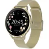 Image de Montre ConnectÃ©e Femme avec Bracelet en maille ÃlÃ©gante inoxydable Forever DorÃ©e