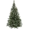 Image de Sapin de NoÃ«l artificiel - SPRINGOS - 220 cm - Neige artificielle - Vrais cÃ´nes - PVC