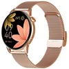 Image de Montre ConnectÃ©e FW58 Vanad Pro IP68 avec Bracelet en Maille Milanaise Maxcom DorÃ©e