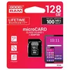 Image de GOODRAM M1AA - Carte mÃ©moire flash (adaptateur microSDXC vers SD inclus(e)) - 128 Go - UHS-I U1 / Class10 - microSDXC UHS-I