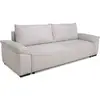 Image de CanapÃ© convertible avec coffre - 3 Ã  4 places - NORMAN - Tissu beige - 240 x 85 x 85 cm