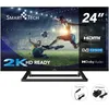 Image de Smart Tech 24HN01V3CA - 24" - TV HD LED 60cm Triple Tuner Dolby Audio H.265 HDMI USB, RÃ©solution: 1366 (H) Ã 768 (V); Chargeur 12 Volts