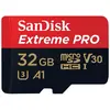 Image de SanDisk Extreme Pro - Carte mÃ©moire flash (adaptateur microSDXC vers SD inclus(e)) - 32 Go - A1 / Video Class V30 / UHS-I U3 - 667x - microSDHC UHS-I