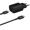 Image de Chargeur Secteur Rapide 25W avec Cable de charge USB-C Type C pour Samsung Galaxy A42 5G SM-A426B 6.6 - Noir - - en occasion ou reconditionné
