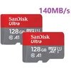 Image de Lot de 2 Carte MÃ©moire Micro SDXC SanDisk Ultra 128Go Vitesse de Lecture Allant jusqu'Ã  140MB/S, Classe 10, U1, A1 TF Carte