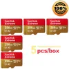 Image de 5PCS Carte microSDXC SanDisk Extreme 256 Go Class 10, UHS-I, UHS-Class 3, v30 Video 190/130Mb/s