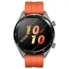 Image de Huawei Watch GT Active - 46 mm - acier inoxydable gris titane - montre intelligente avec bracelet - fluoroÃ©lastomÃ¨re - de couleur orange - taille du poignet : 140-210 mm - affichage 1.39" - 128...