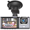 Image de Dashcam 3 CamÃ©ras EmbarquÃ©e pour Voiture avec Microphone et Haut-parleur Partel Noir