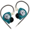 Image de Ãcouteurs intra-auriculaires incurvÃ©s bleus KZ-EDX Pro X (sensibilitÃ© 108Â±3db)