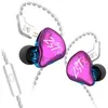 Image de Ãcouteurs intra-auriculaires KZ-ZST X HIFI incurvÃ©s avec microphone couleur (intra-auriculaires - sensibilitÃ© de 107 dB)