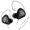 Image de Ãcouteurs intra-auriculaires KZ-ZST X HIFI incurvÃ©s avec microphone, noirs (sensibilitÃ© 107 dB)