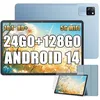 Image de Blackview Tab 60 Pro Tablette Tactile 10.1"" HD+ IPS Android 14,24Go+128Go/SD 1 To,5100mAh(10W) Wifi 5, Mode PC Dual SIM - Bleu