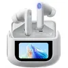 Image de Blackview AirBuds 12 Ãcouteurs Bluetooth BT 5.4 Oreillette Ãcran tactile LED 400mAh ANC&ENC IPX7 Ã©tanche - Blanc