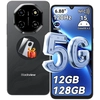 Image de 5G TÃ©lÃ©phone Portable DÃ©bloquÃ© Blackview SHARK 6 12Go+128Go/2To 6.67"" 50MP+13MP 5000mAh Android 15 Smartphone,Dual SIM,GPS - Noir