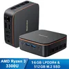 Image de Blackview MP20 Mini PC AMD Ryzen 3 3300U 3.5GHz, 16 Go DDR4 512 Go SSD Mini Ordinateur de Bureau pour l'Ã©cole,Bureau