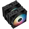 Image de Deepcool AG620 BK ARGB - Refroidisseur de processeur - (pour : LGA1155, LGA2011, LGA1150, LGA2011-3, LGA1151, AM4, LGA2066, LGA1200, LGA1700, AM5) - 120 mm - noir