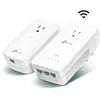 Image de TP-Link TL-WPA8631P KIT Adaptateur rÃ©seau CPL 300 Mbit/s Ethernet/LAN Wifi Blanc 2 piÃ¨ces
