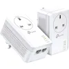 Image de TP-Link TL-PA7027P V1 Starter Kit - Kit d'adaptation pour courant porteur commutateur 2 ports - 1GbE, HomePlug AV (HPAV), HomePlug AV (HPAV) 2.0, IEEE 1901 - Branchement mural